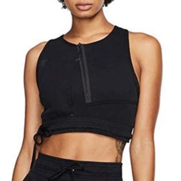Nike Tech Fleece Half Zip Sports Bra - Picture 6 of 7